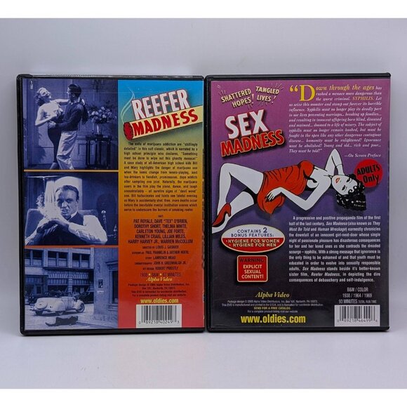 Alpha Video DVD Lot Lost Media 50s 60s Reefer Madness Sex Cigarettes Atomic Ads - Picture 5 of 9